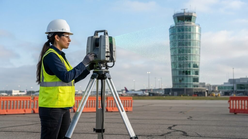 Terrestrial LiDAR Scanning for Control Towers