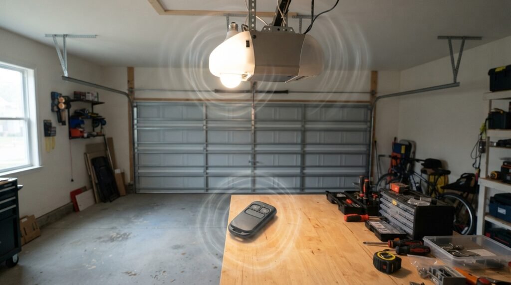 Garage Door Opener LED Bulb and Remote Interference